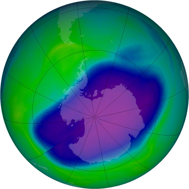 Ozone Map 2006-10-14